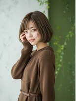 コトナ 越谷店&nbsp;大人可愛いボブ/チョコレートブラウン/白髪染め/髪質改善/越谷