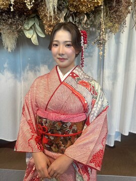 アミー 銀座(Ammy) 成人式ヘアセット×振袖着付け