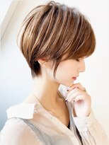 エルブロッサム 北上尾店(L-Blossom)&nbsp;20代30代40代◎小顔見せタイトショート×透明感カラー