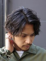 エリマ 調布(elima) 調布メンズパーマルーズパーマシャドウパーマッシュウルフゆるめ