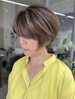 GBG 自由が丘&nbsp;くびれショートボブ40代50代グレイカラー白髪染め白髪ぼかし