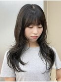 レイヤーカットハッシュカットウルフ韓国レイヤー10代20代30代