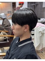 オムファミーユラグ(homme, famille raugh)&nbsp;ナチュラル刈り上げマッシュ