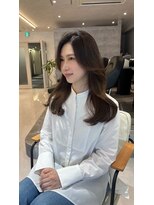 エヌ 大阪梅田店(enu)&nbsp;【大阪梅田】ブラウンベージュ×韓国風レイヤー巻き