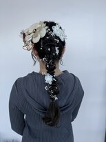 シェル 津山の手店(shel) 編みおろし成人式ヘアセット