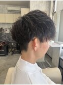 刈り上げツーブロックマッシュ