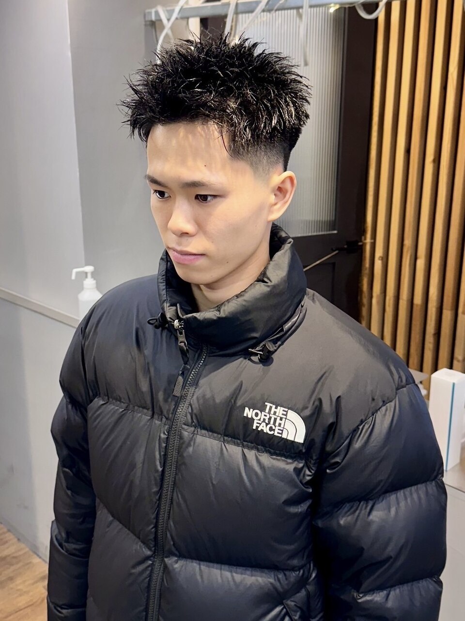 アクティブショート スキンフェード スパイキーショート 短髪
