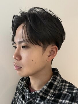 ガーデンタチカワネクスト(garden tachikawa next) 大人男子ナチュラルセンターパート毛流れカット20代30代
