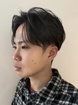 ガーデンタチカワネクスト(garden tachikawa next) 大人男子ナチュラルセンターパート毛流れカット20代30代