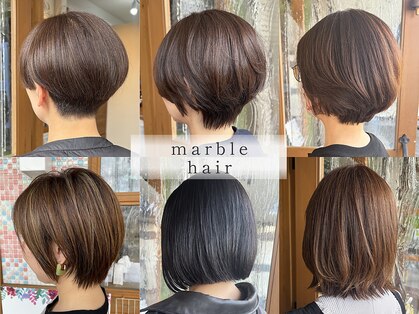 マーブル ヘアー(marble hair)の写真