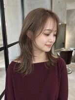 ルポシノエル(rupo si Noel)&nbsp;流しバングサイドバング小顔前髪カット顔周りカット韓国