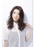 大人ウェーブ×センターパート小顔【アントリール下高井戸店】