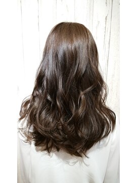 サロンドミッチェル(salon de mitchel) アッシュグレージュ ゆるふわデジタルぱーま