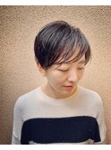 思い切って刈り上げした大人ボブ