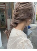 【siki】くすみベージュロブ(原宿/表参道)