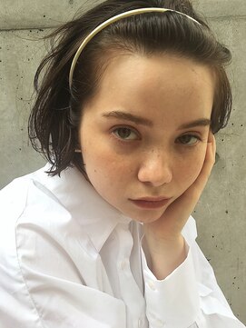 ウクラ バイ レシッド 池袋(uchla by rcid) ダークモカブラウン/ミニボブ