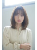 リノ 吉祥寺(Lino kichijoji)&nbsp;大人可愛いレイヤーミディアム　ベージュカラー　リノ吉祥寺