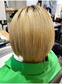 ブリーチ×髪質改善ストレート