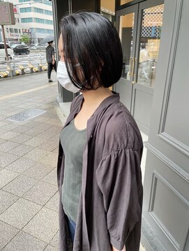 ヘアーアイスカルテット(HAIR ICI QUARTET) ボブ × インナーカラー × ラベンダー