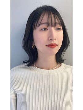 バッカ(BACCA) #大人女性に大人気　外ハネミディアム　シースルーバング#