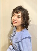 くしゃっとボブパーマ
