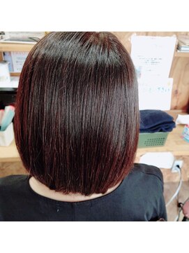 カラー専門店 色染堂 福浜西町店 ナチュラルボブ