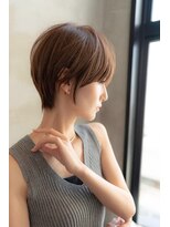 エースハバナ 渋谷(1 HAVANA)&nbsp;ヌーディカラー/小顔ヘア/大人ボブ／丸みショート／渋谷