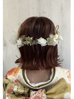 ルーシィヘアークラブ&nbsp;成人式　ボブアレンジ