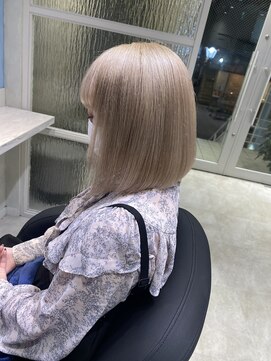 アソビセカンド 原宿(ASOBI 2nd) ボブ/ハイミルクティーブロンド