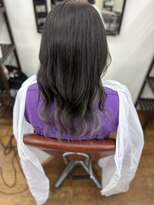 ヘアーサロン カラー 色彩店(COLOR)&nbsp;艶カラー+インナーブリーチシルバー系