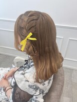 アニマルヘアで可愛く＊わんわんヘアメ＊新井