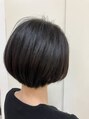 ビューティステージ イオンモール伊丹店(BEAUTY STAGE) 首が綺麗に見えるシルエットが綺麗なボブ。