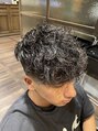 メンズココ 日本橋店(MENS COCO)&nbsp;人気のスペインカールフェードカット　バーバースタイル