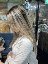 ラフ(LAFF) #黒髪#ボブルフ#ネビージュ#小顔#ワンレン