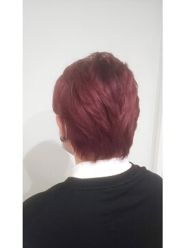ケイズプラスカラン(HAIR AND MAKEUP K's PLUS calin) 【倉敷 沖/calin】ワインレッド
