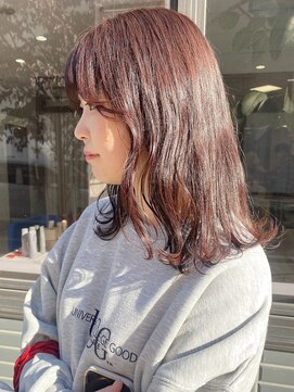 プランタン フォー ヘアー(printemps FOR HAIR) __ピンクブラウン__秋カラー