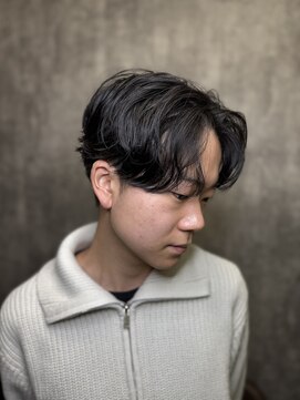 ヒロギンザ 新橋銀座口店(HIRO GINZA) ナチュラルパーマセンターパート