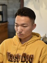 リム メンズヘア(LIM men's hair)&nbsp;束感7:3分け短髪フェード【メンズカット/メンズヘア】