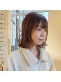 【安江理緒】切りっぱなしボブ