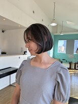 サラ ビューティ サイト 春日(SARA Beauty sight)&nbsp;30代/40代/ボブ/ハイライト/透明感カラー