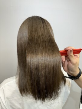 アン ビー(an B) 美髪_髪質改善_オリーブベージュ