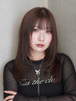 ロンドアンメゾン 原宿(Lond un Maison.)&nbsp;くびれヘア/アプリコットオレンジ/髪質改善/縮毛矯正/前髪/原宿