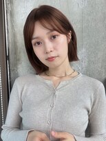 ガーデンヨコハマ(GARDEN YOKOHAMA)&nbsp;切りっぱなし オレンジカラー マレットへア 暖色 小顔