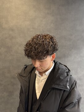 波巻きプードルパーマ