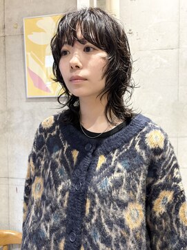 クーナバイトマト 横浜(Cuna by TOMTO) 【HOSSY】ウルフパーマ_レイヤーカット_ウルフカット