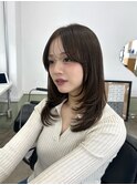 ハッシュカット/レイヤーカット/韓国ヘア/グレージュカラー