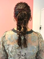 アンニュ(annuy)&nbsp;20代 編み下ろし 結婚式 お呼ばれヘア ヘアアレンジ