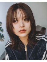 ボタニカ(Botanica)&nbsp;外ハネフェイスレイヤー/ベージュカラー/2