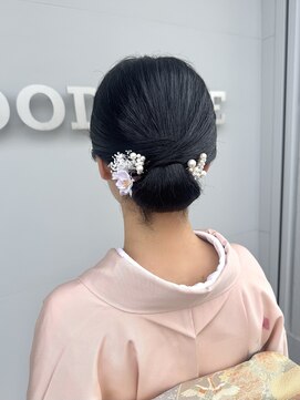 グッドライフヘアー(GOOD LIFE hair) 『タイトシニヨン×訪問着着付け』
