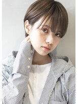 ヘアサロンガリカアオヤマ(hair salon Gallica aoyama)&nbsp;小顔ショート ☆ 透明感ショコラアッシュ